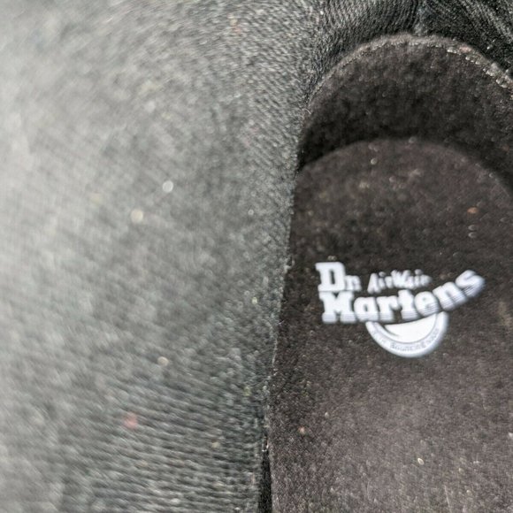 New DR. MARTENS Hackney Floral Skull Gray/White Canvas Boots Womens Size 7 - Picture 7 of 12